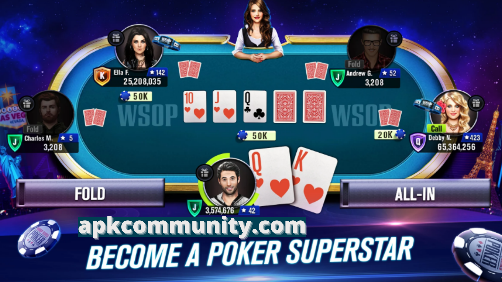 World Series Of Poker MOD APK 9.9.0 (Unlimited Money)